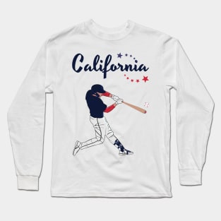 California Baseball Long Sleeve T-Shirt